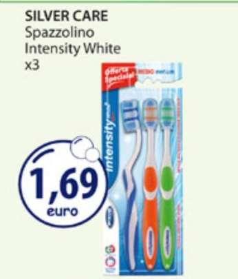 SILVER CARE Spazzolino Intensity White x3
