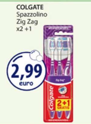 COLGATE Spazzolino Zig Zag x2 +1