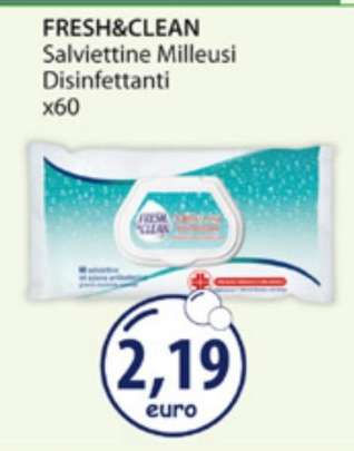 FRESH&CLEAN Salviettine Milleusi Disinfettanti x60