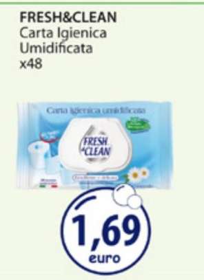 FRESH&CLEAN Carta Igienica Umidificata x48