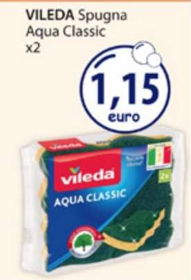 VILEDA Spugna Aqua Classic x2