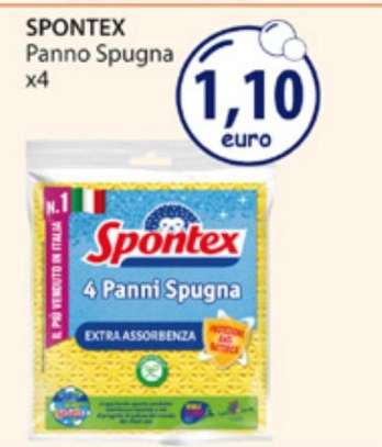 SPONTEX Panno Spugna x4