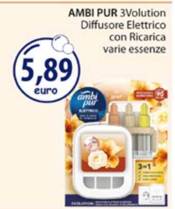 AMBI PUR 3Volution Diffusore Elettrico con Ricarica varie essenze