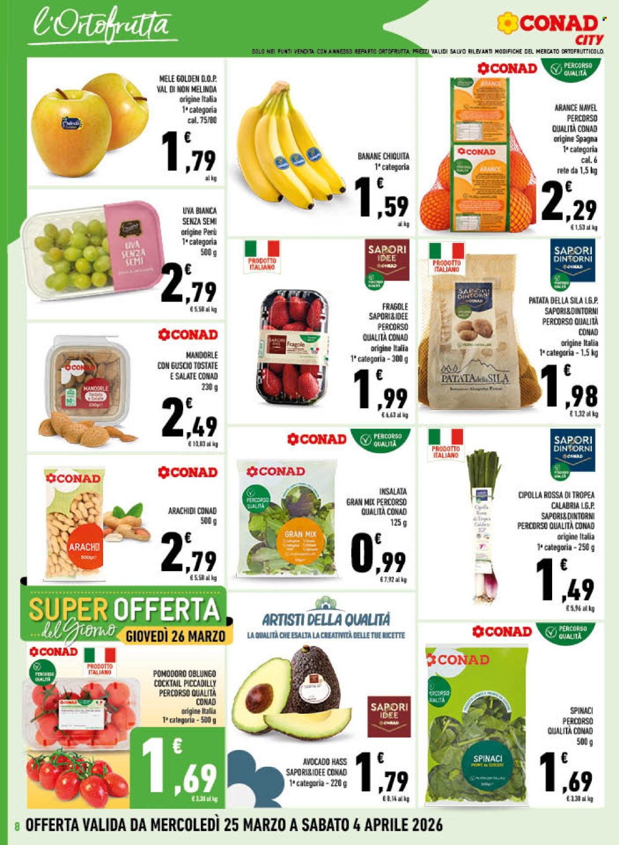 Volantino Conad - 25/3/2026 - 4/4/2026. Pagina 8
