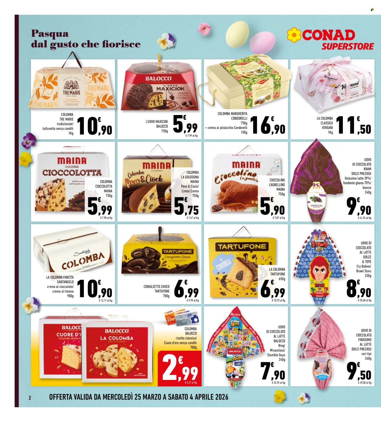 Volantino Conad - 25/3/2026 - 4/4/2026. Pagina 2