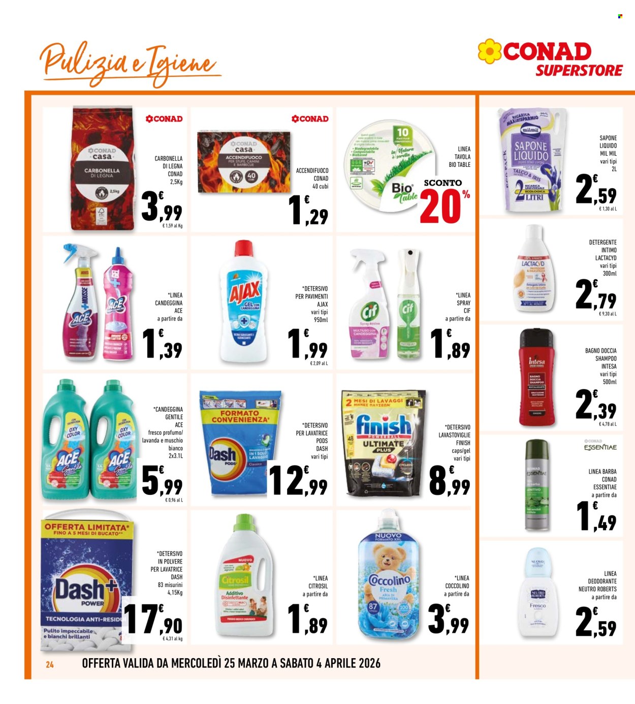 Volantino Conad - 25/3/2026 - 4/4/2026. Pagina 24