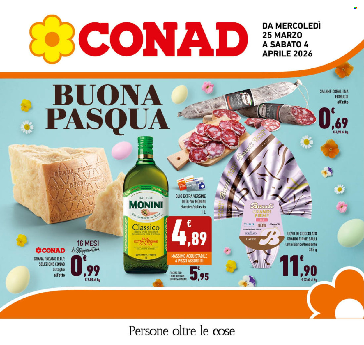 Volantino Conad - 25/3/2026 - 4/4/2026. Pagina 1