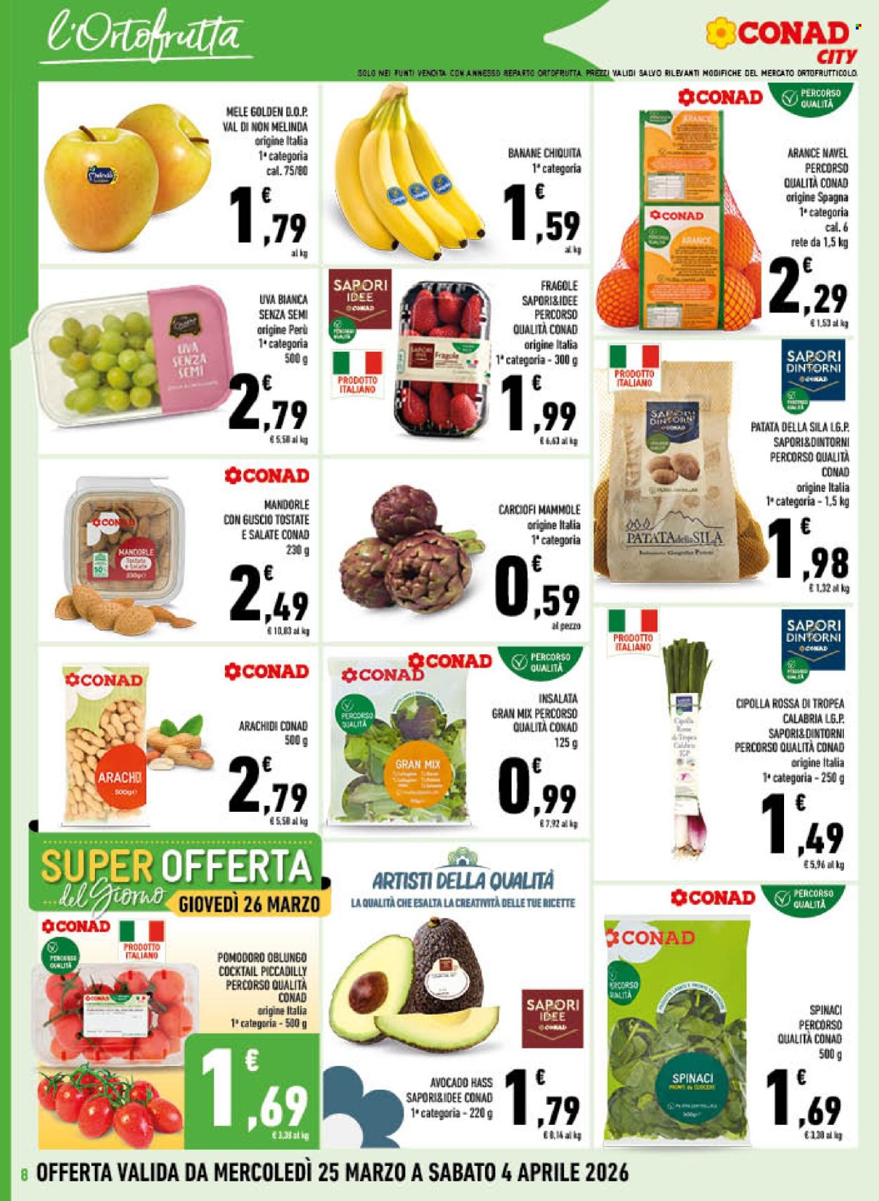 Volantino Conad - 25/3/2026 - 4/4/2026. Pagina 8