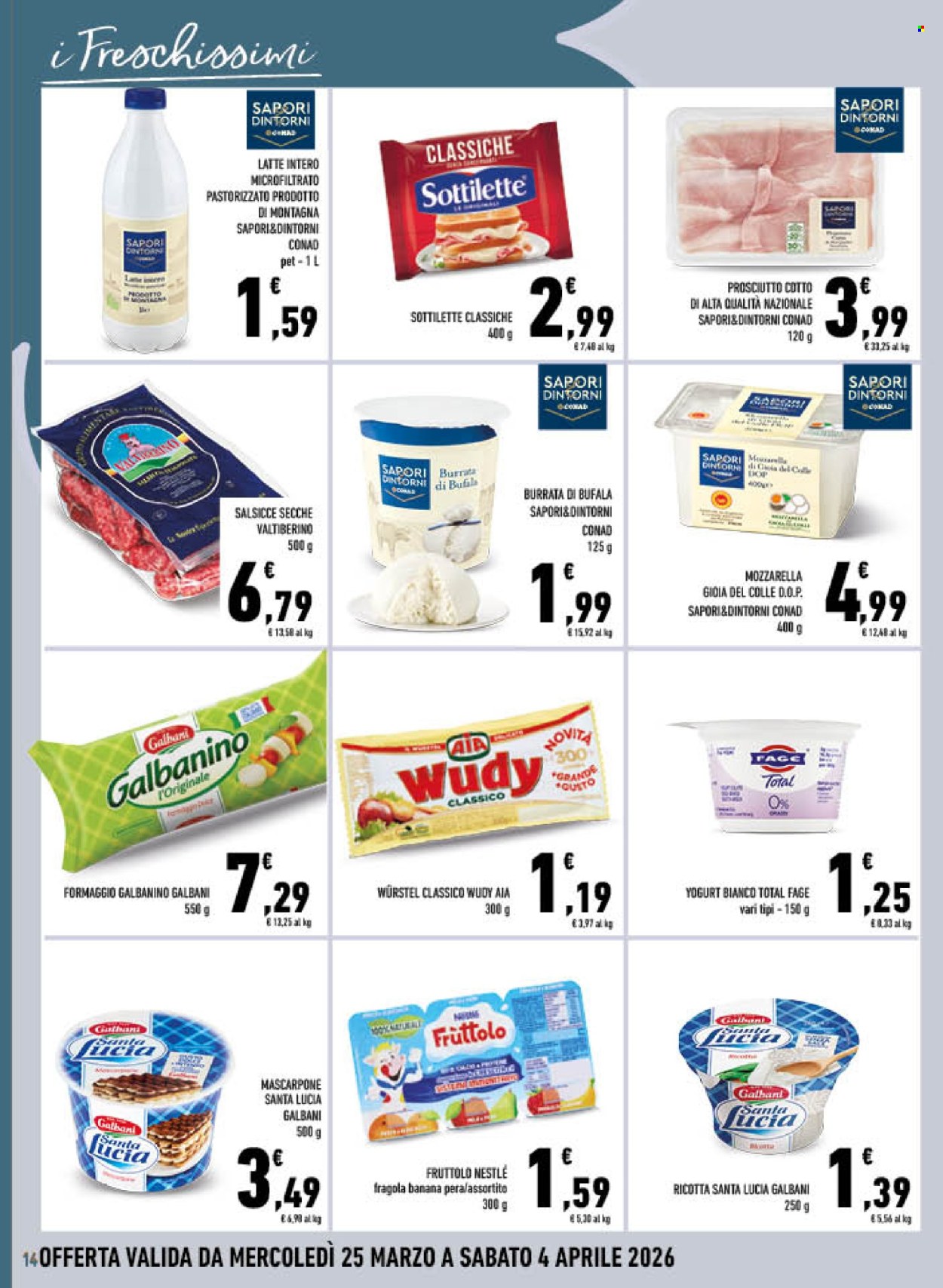 Volantino Conad - 25/3/2026 - 4/4/2026. Pagina 14