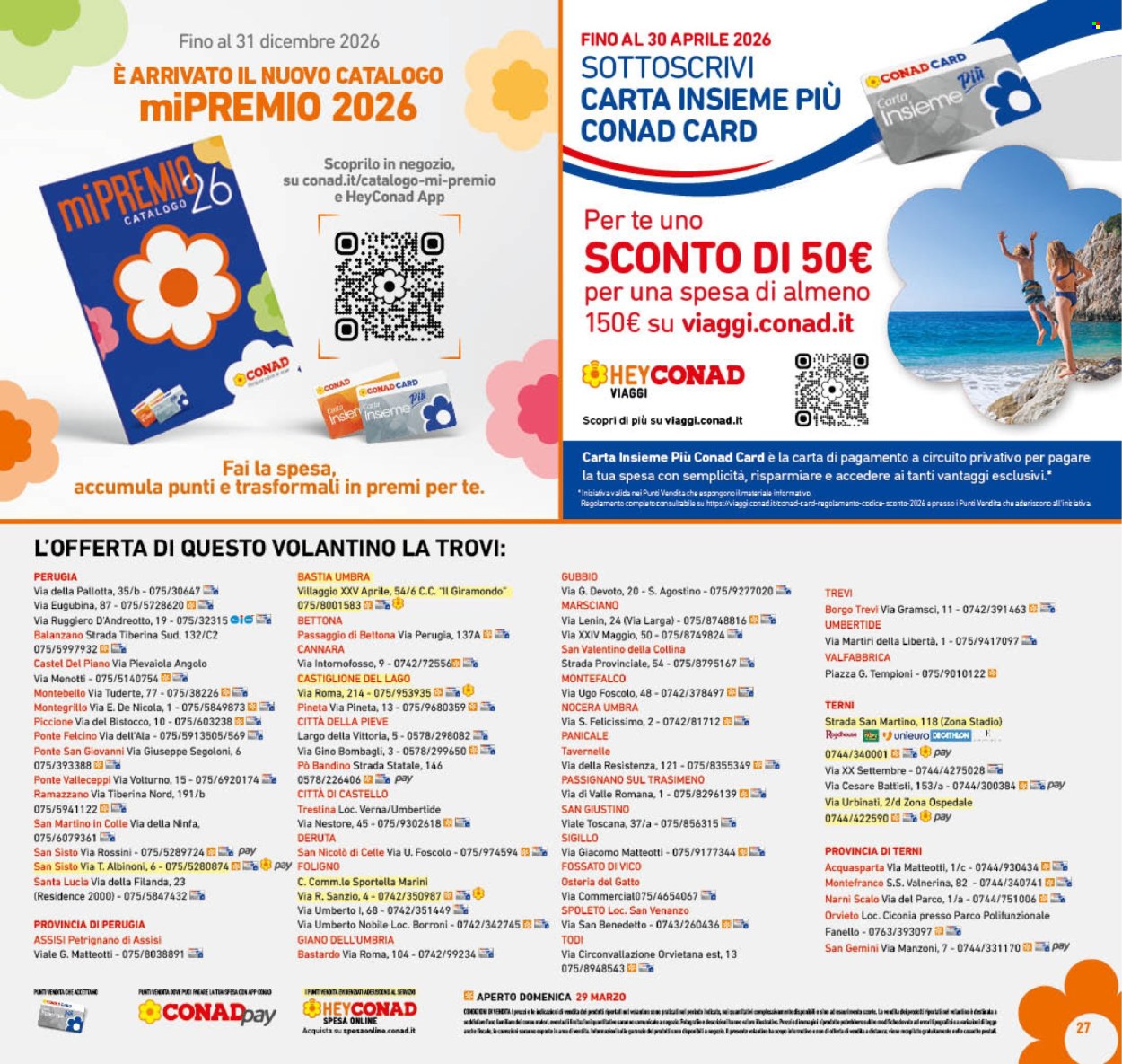 Volantino Conad - 25/3/2026 - 4/4/2026. Pagina 27