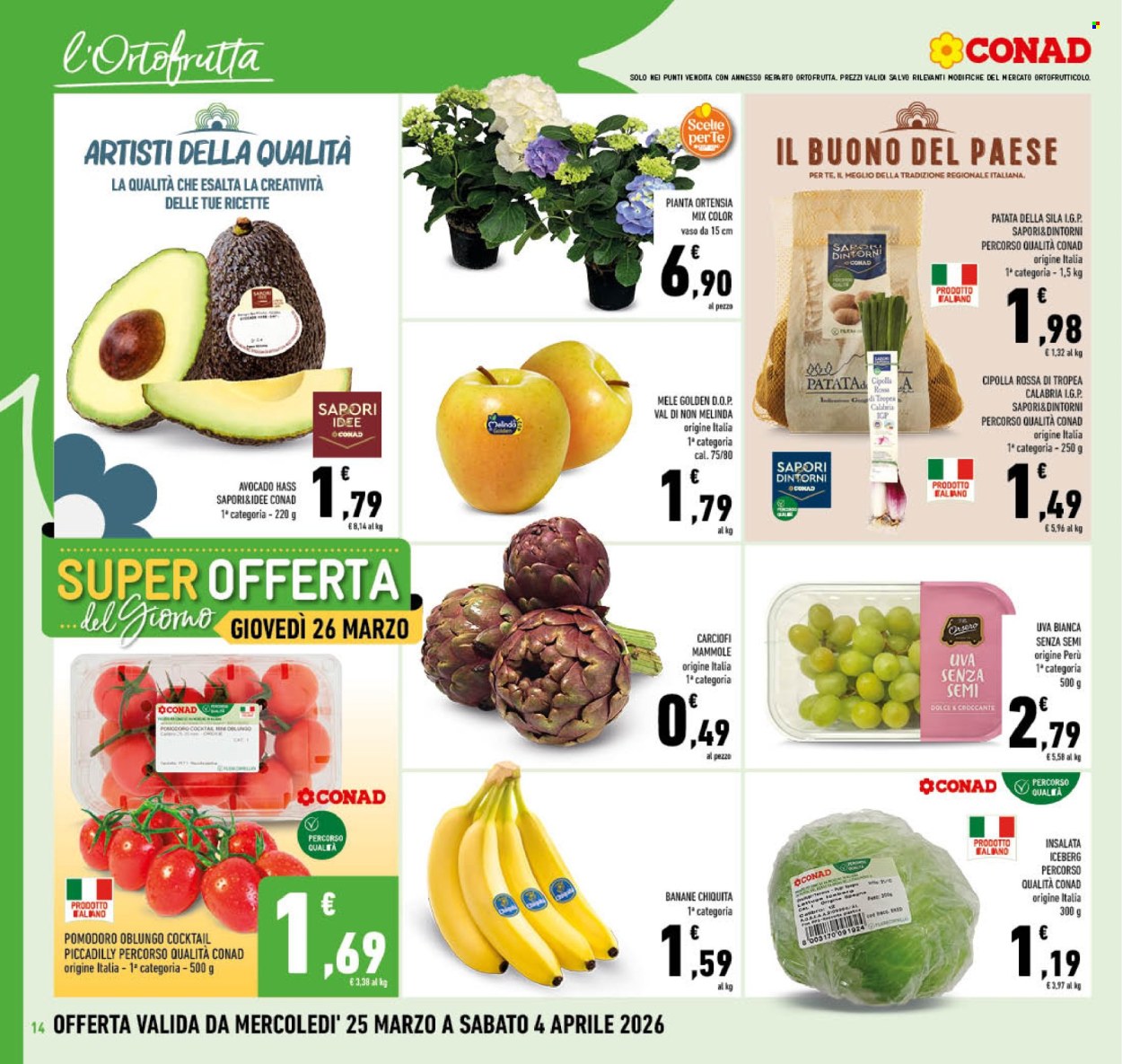 Volantino Conad - 25/3/2026 - 4/4/2026. Pagina 14