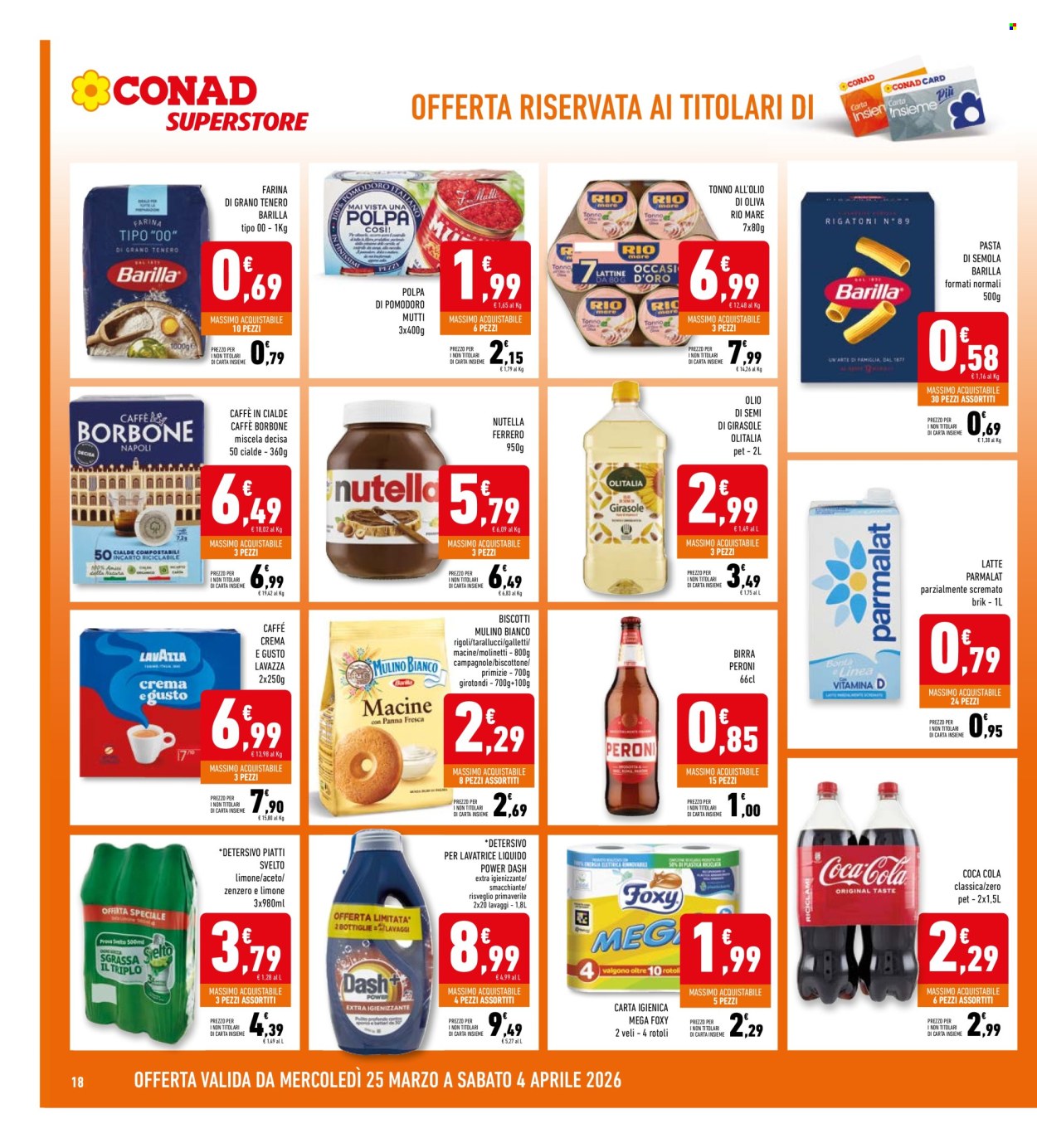 Volantino Conad Superstore - 25/3/2026 - 4/4/2026. Pagina 18