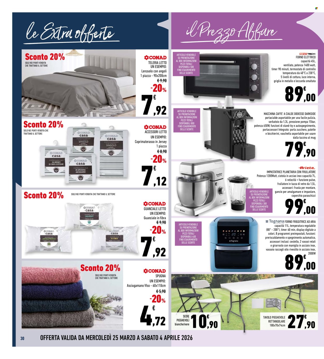 Volantino Conad Superstore - 25/3/2026 - 4/4/2026. Pagina 30