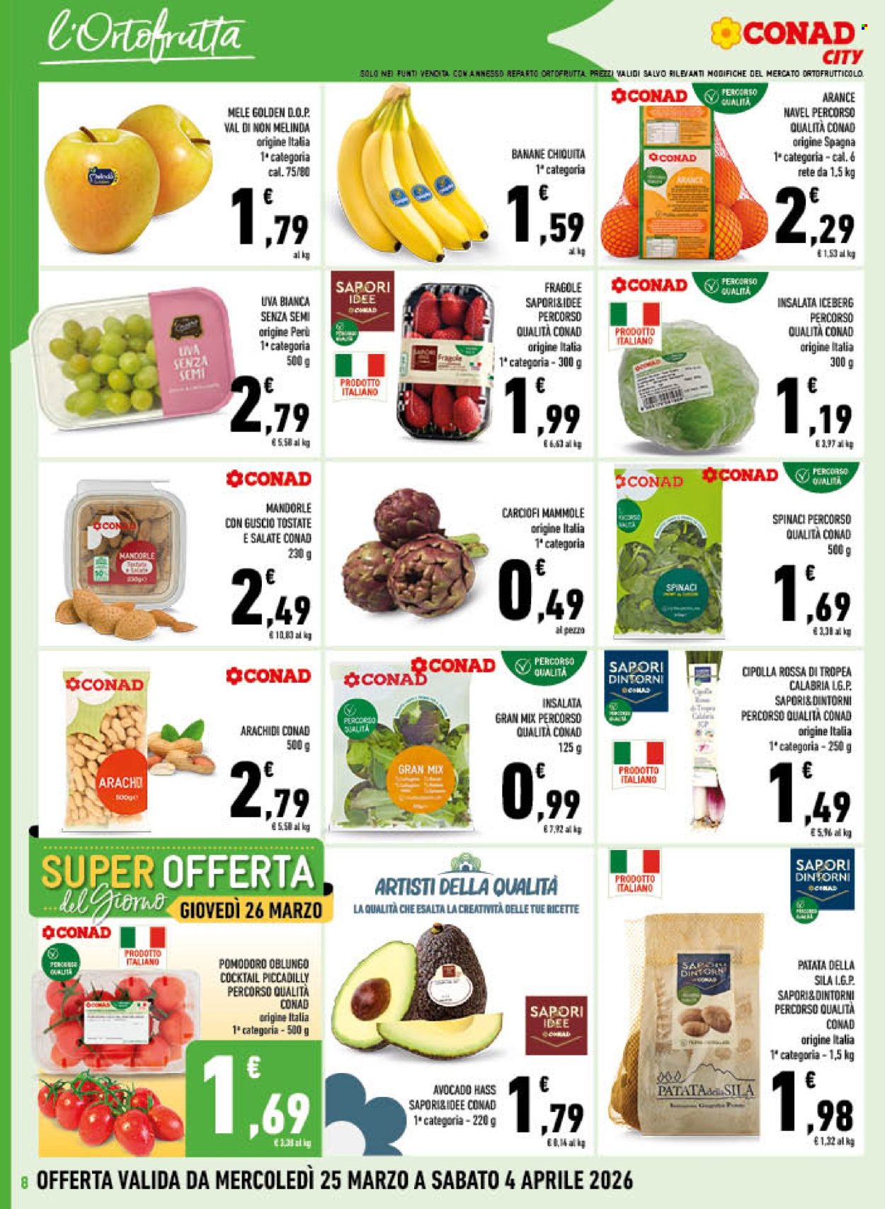Volantino Conad - 25/3/2026 - 4/4/2026. Pagina 8