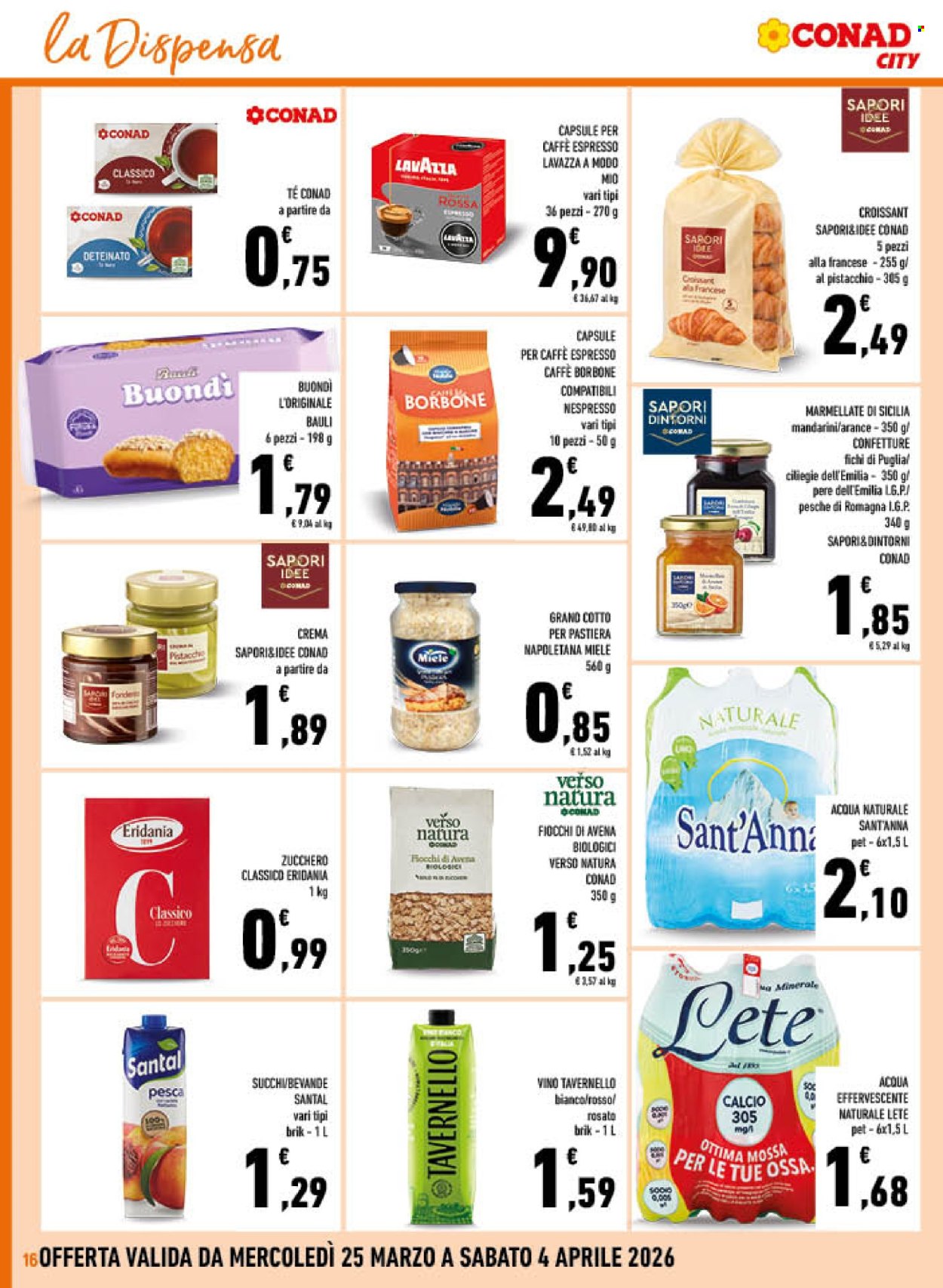 Volantino Conad - 25/3/2026 - 4/4/2026. Pagina 16