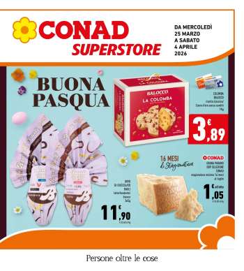 Volantino Conad Superstore - 25/3/2026 - 4/4/2026.