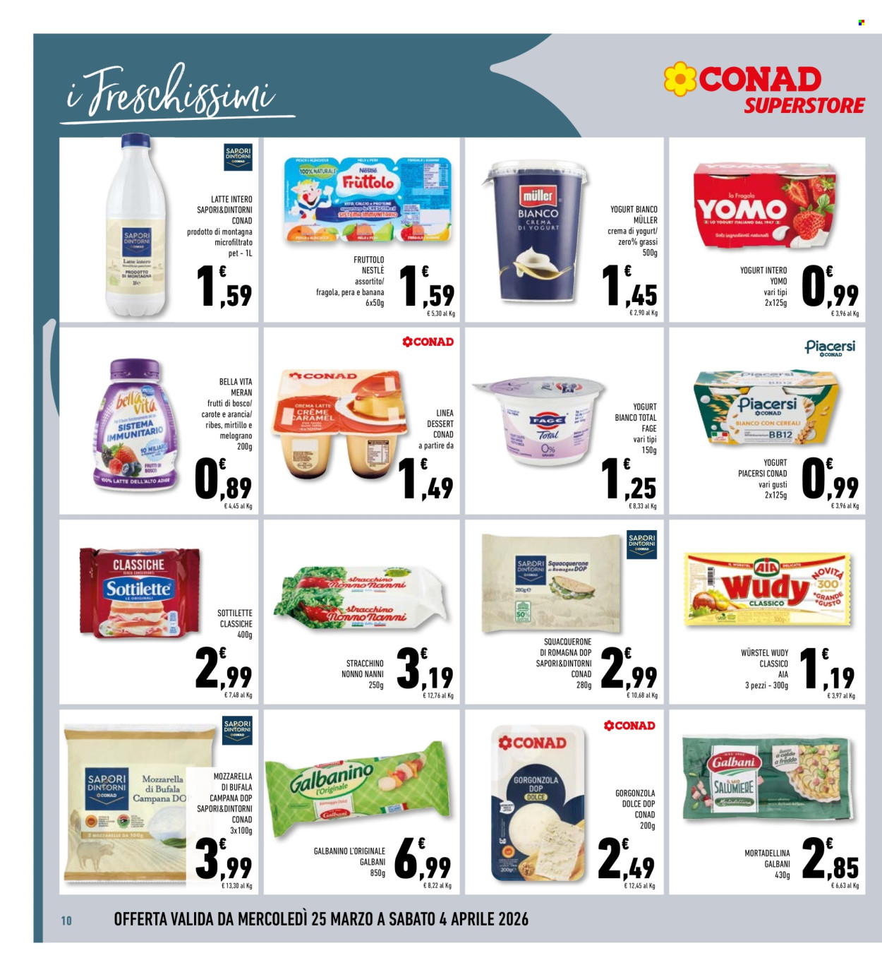 Volantino Conad Superstore - 25/3/2026 - 4/4/2026. Pagina 10