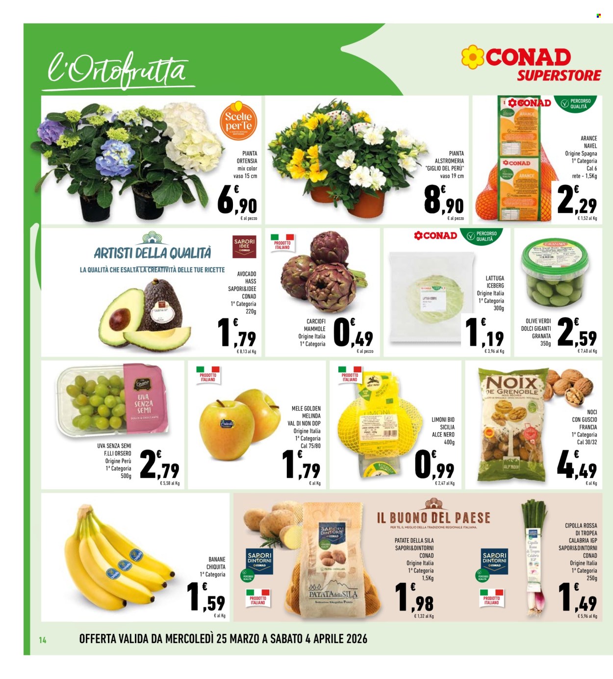 Volantino Conad Superstore - 25/3/2026 - 4/4/2026. Pagina 14