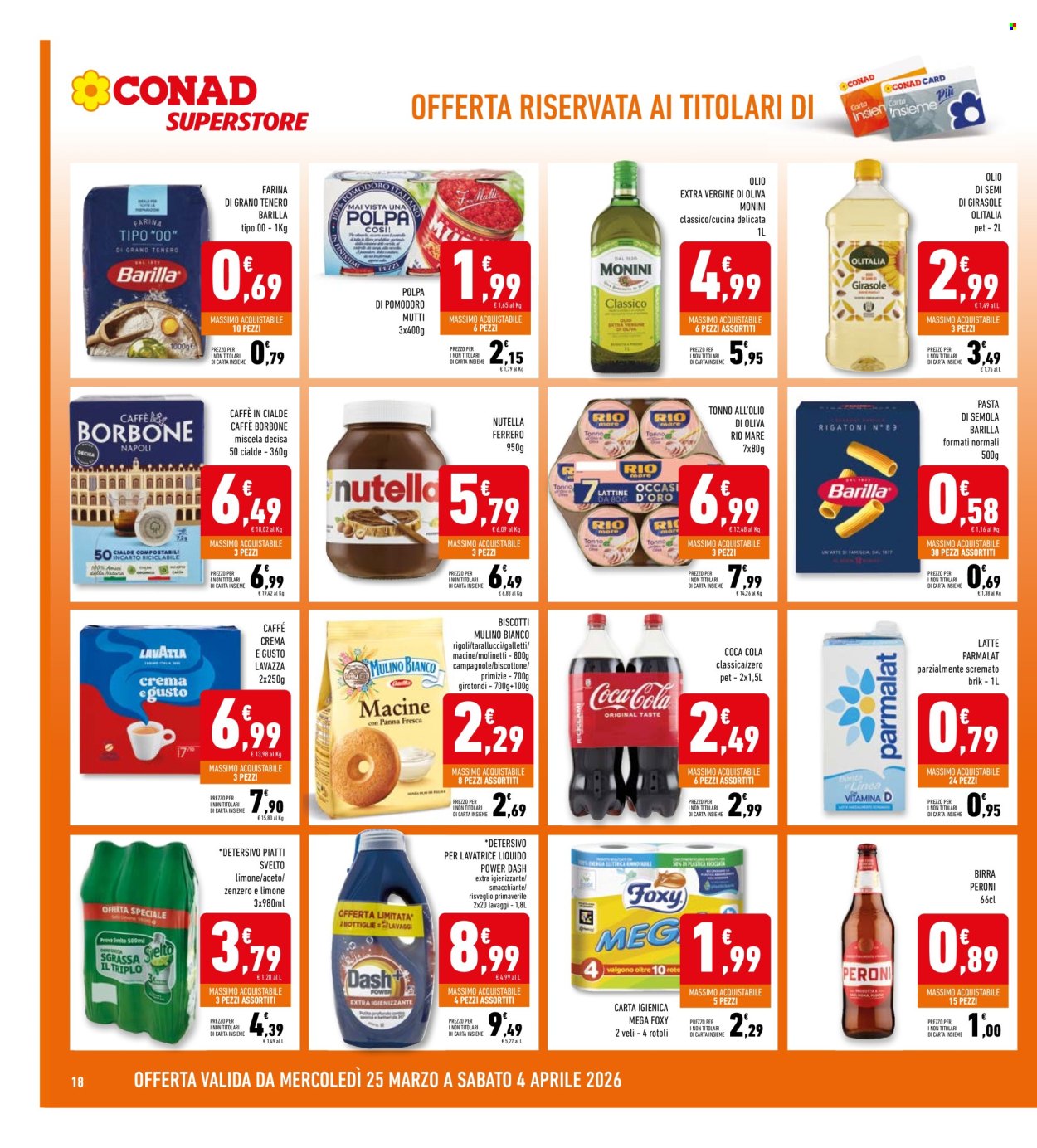 Volantino Conad Superstore - 25/3/2026 - 4/4/2026. Pagina 18