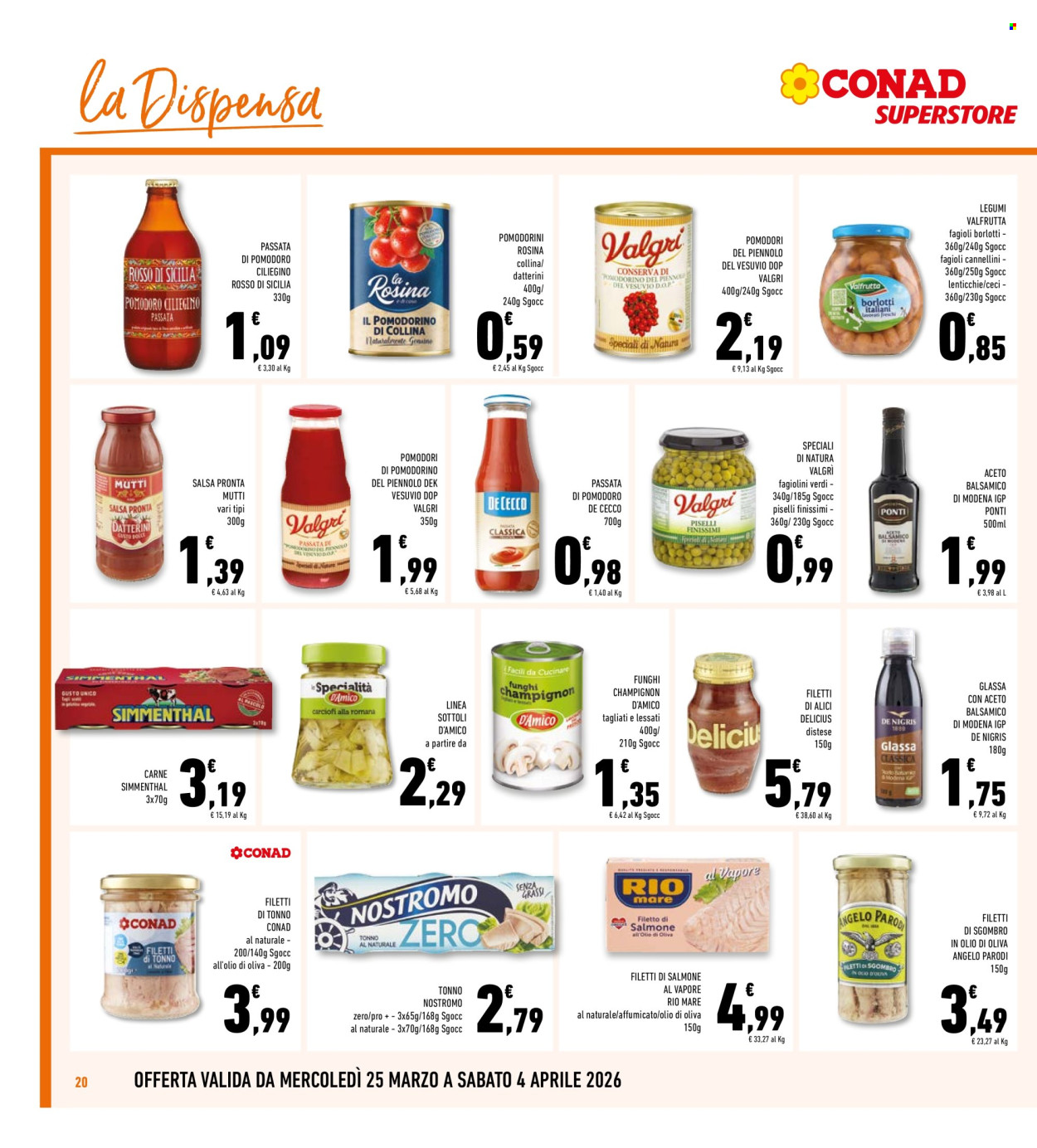 Volantino Conad Superstore - 25/3/2026 - 4/4/2026. Pagina 20