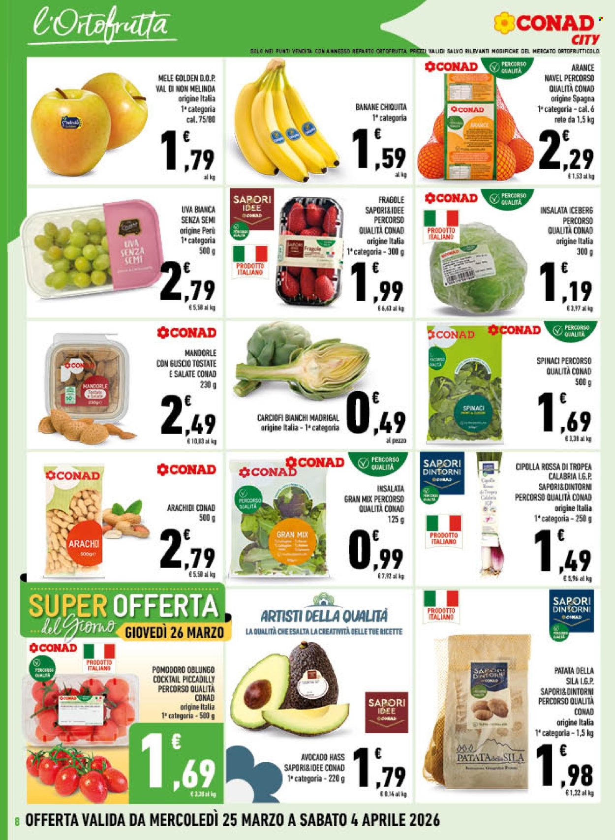Volantino Conad City - 25/3/2026 - 4/4/2026. Pagina 8