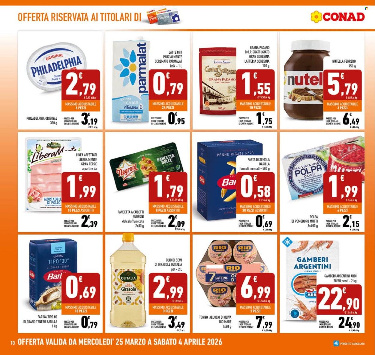 Volantino Conad - 25/3/2026 - 4/4/2026. Pagina 10