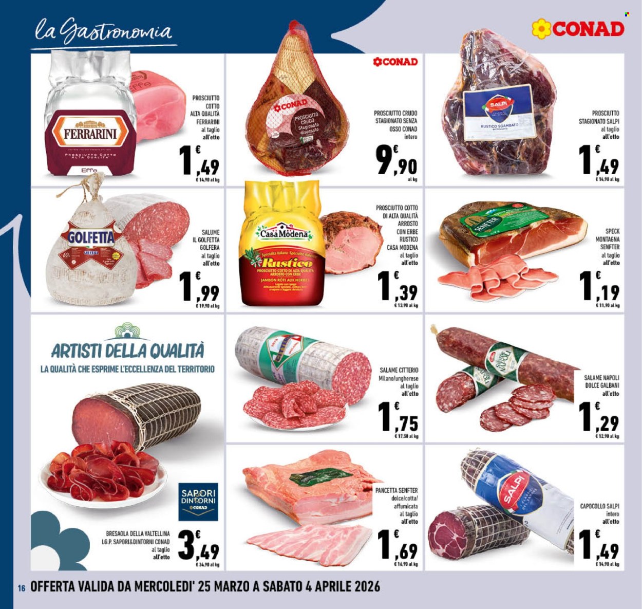 Volantino Conad - 25/3/2026 - 4/4/2026. Pagina 16