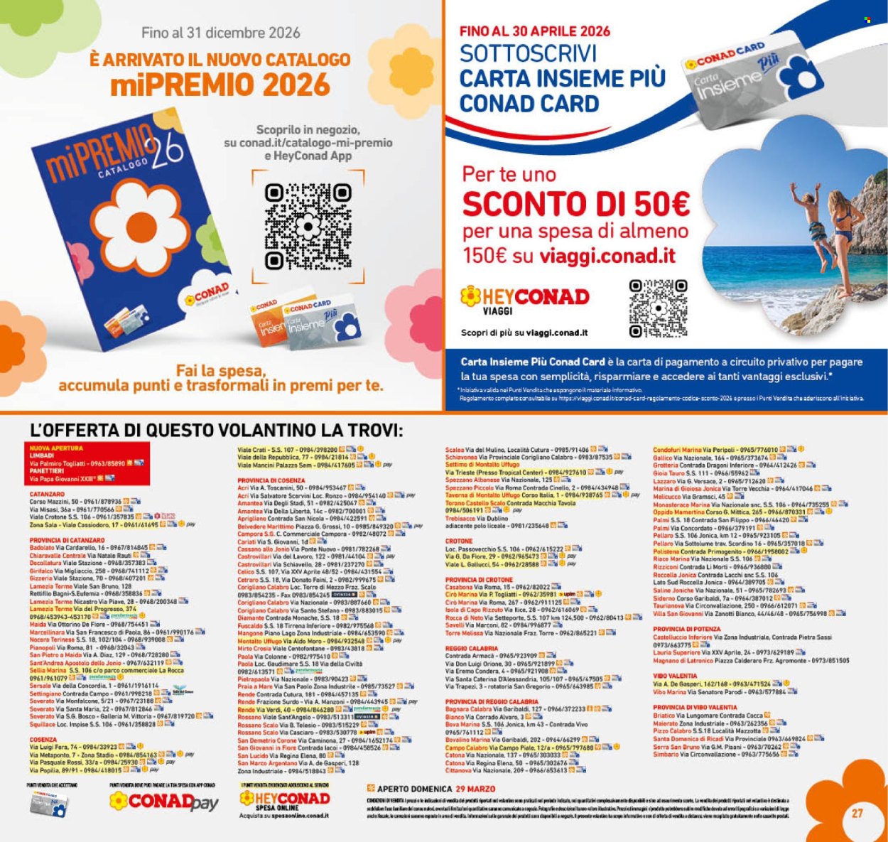 Volantino Conad - 25/3/2026 - 4/4/2026. Pagina 27