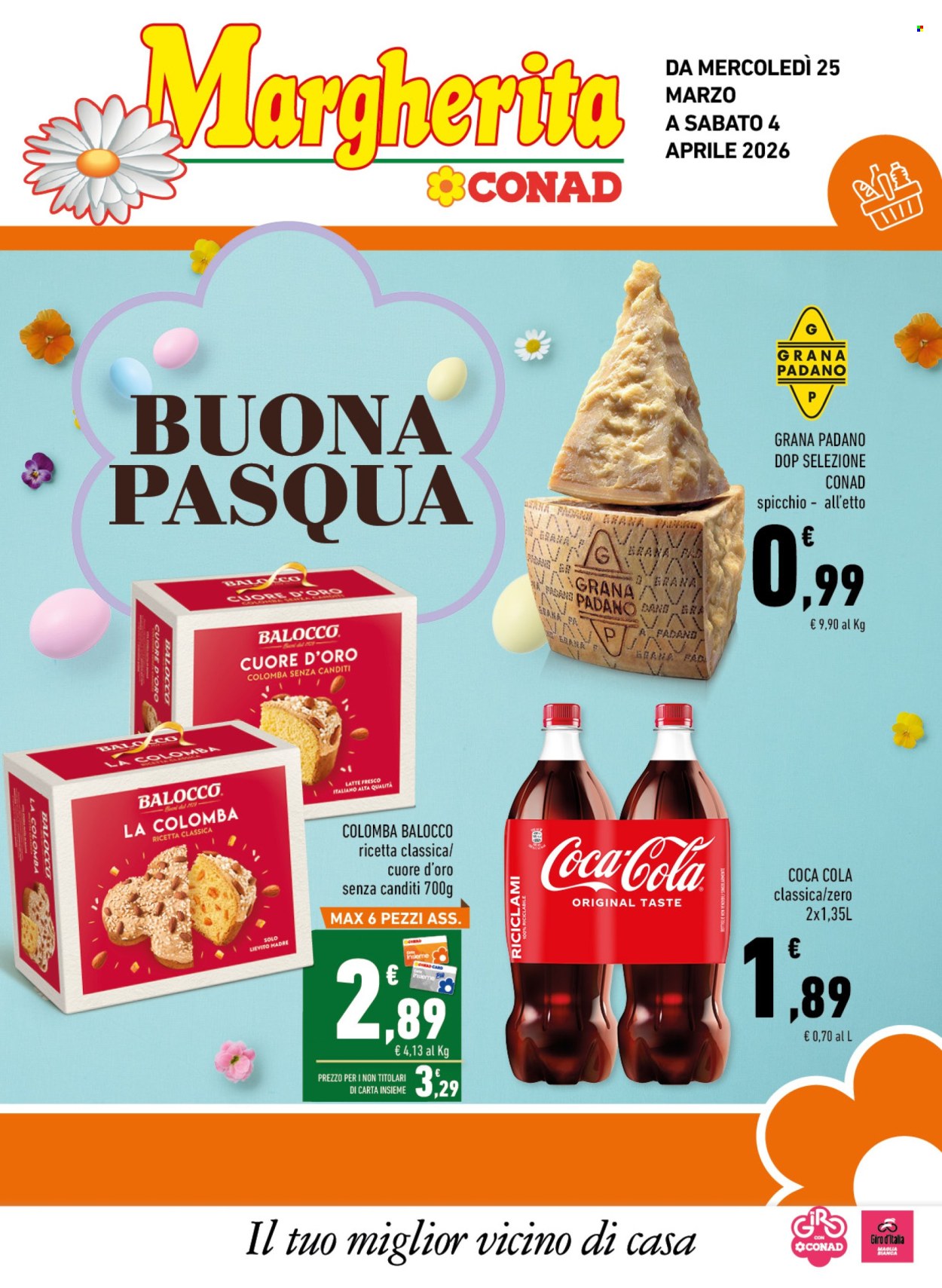 Volantino Margherita Conad - 25/3/2026 - 4/4/2026. Pagina 1