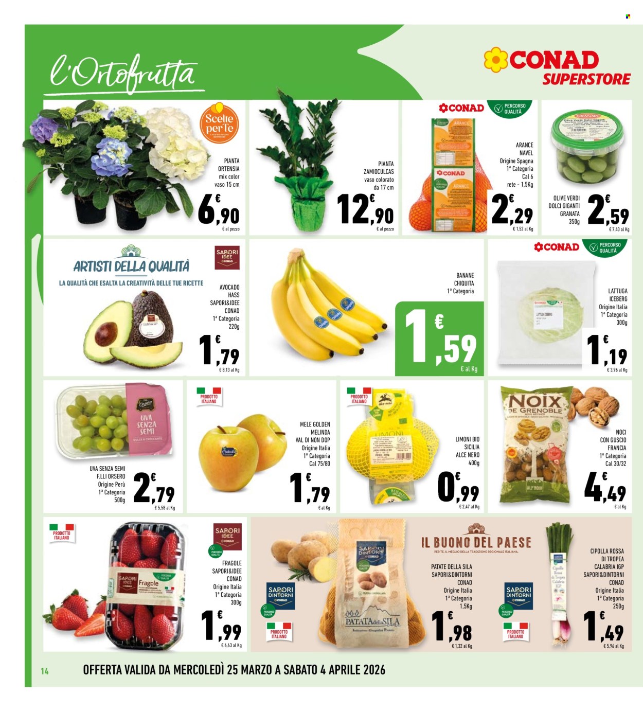 Volantino Conad Superstore - 25/3/2026 - 4/4/2026. Pagina 14