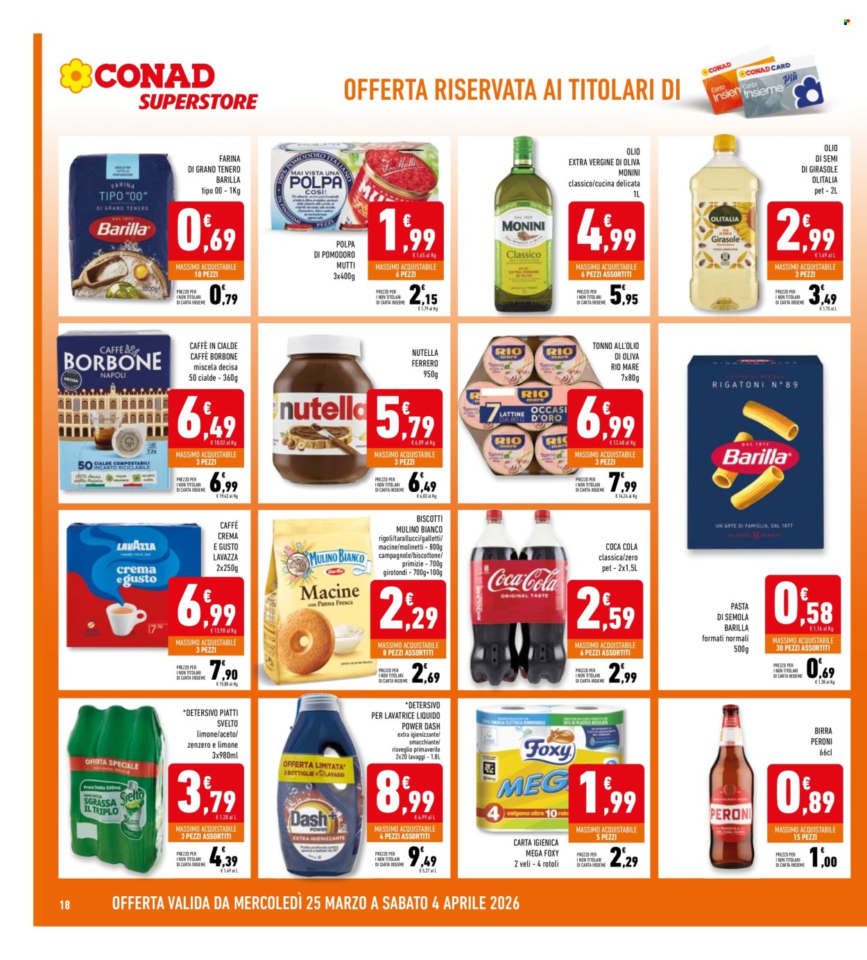 Volantino Conad Superstore - 25/3/2026 - 4/4/2026. Pagina 18