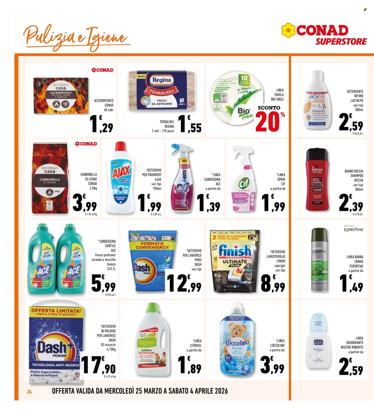 Volantino Conad Superstore - 25/3/2026 - 4/4/2026. Pagina 24
