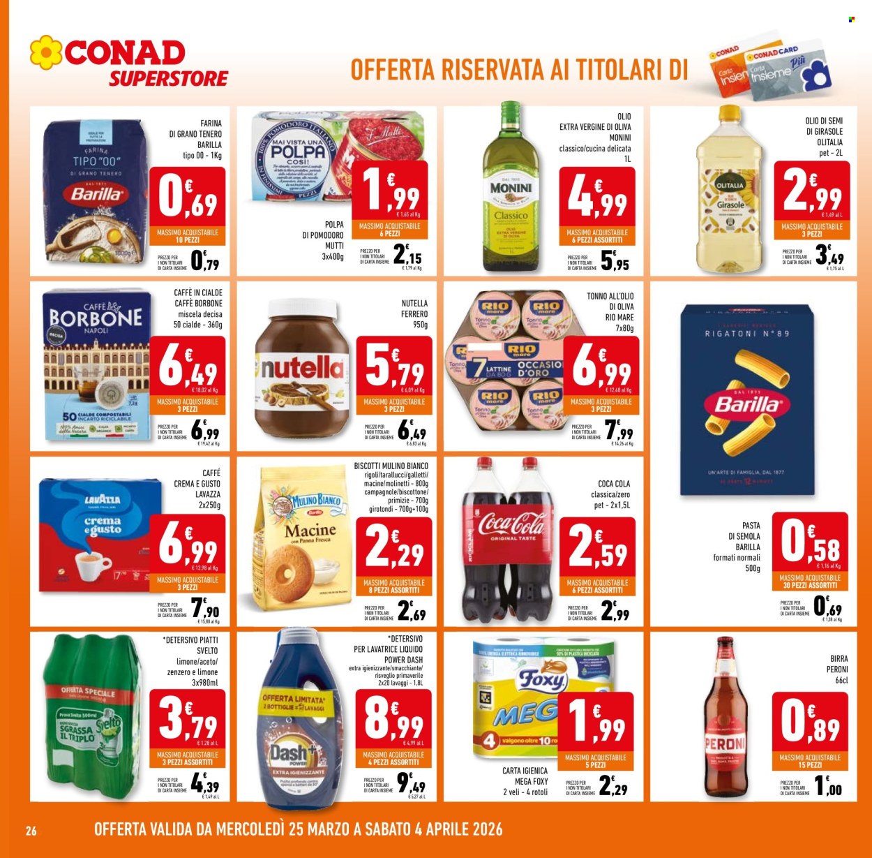 Volantino Conad Superstore - 25/3/2026 - 7/4/2026. Pagina 26