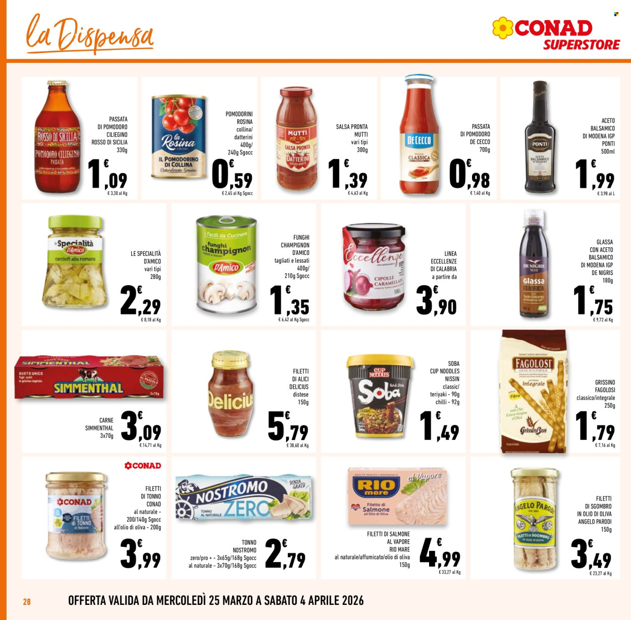 Volantino Conad Superstore - 25/3/2026 - 7/4/2026. Pagina 28