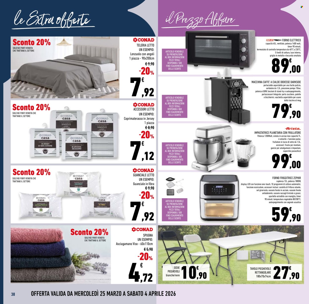 Volantino Conad Superstore - 25/3/2026 - 7/4/2026. Pagina 38