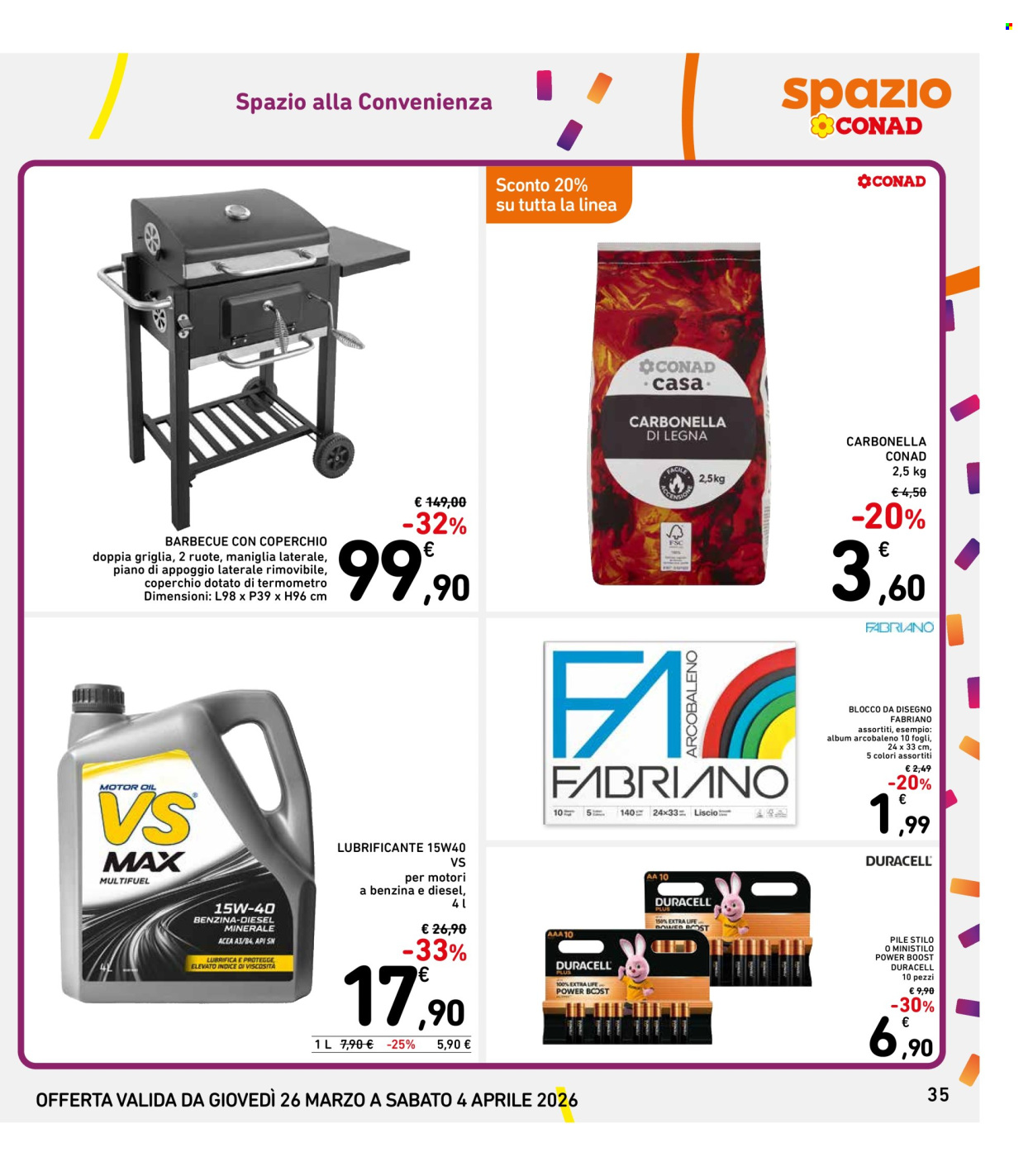 Volantino Spazio Conad - 26/3/2026 - 4/4/2026. Pagina 35