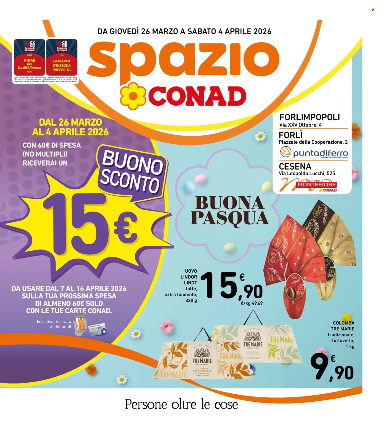Volantino Spazio Conad - 26/3/2026 - 4/4/2026. Pagina 1