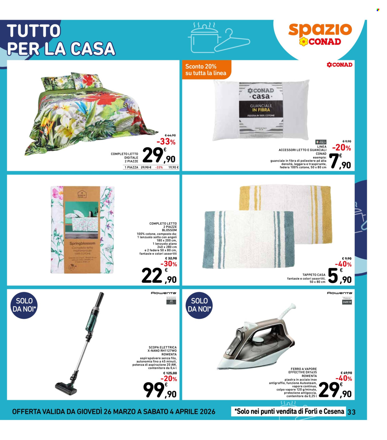 Volantino Spazio Conad - 26/3/2026 - 4/4/2026. Pagina 33