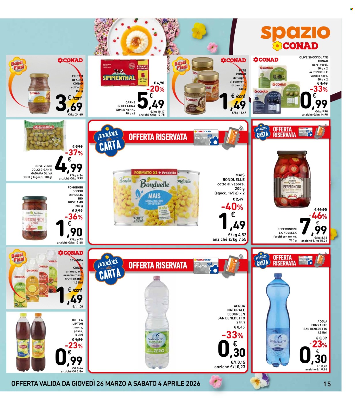 Volantino Spazio Conad - 26/3/2026 - 4/4/2026. Pagina 15