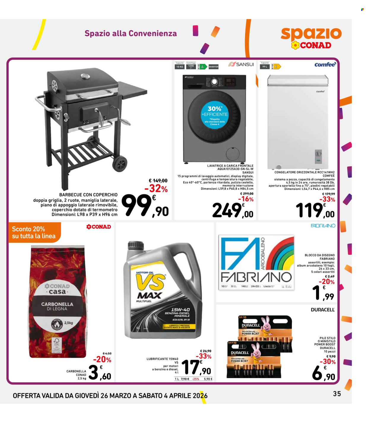 Volantino Spazio Conad - 26/3/2026 - 4/4/2026. Pagina 35
