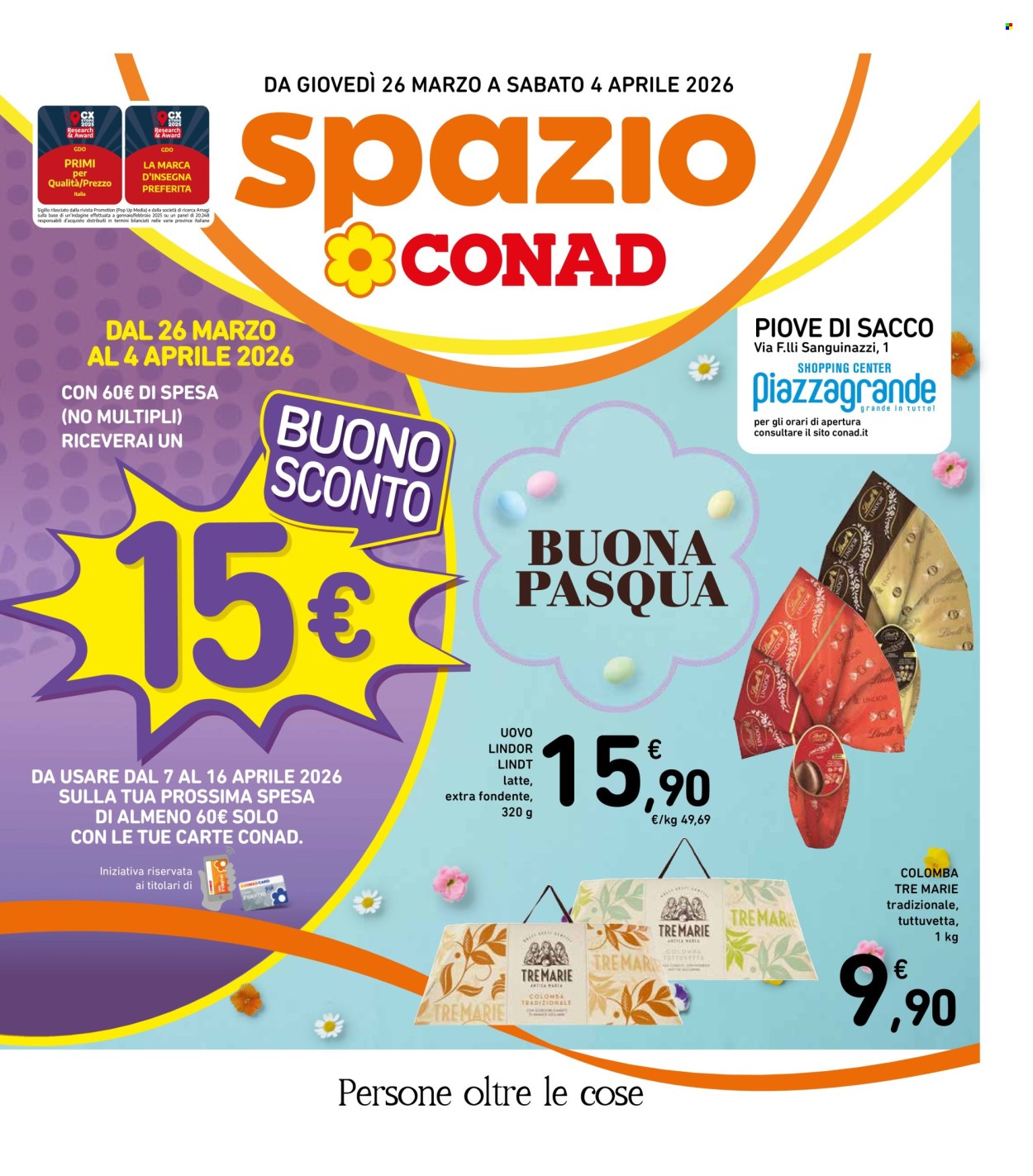 Volantino Spazio Conad - 26/3/2026 - 4/4/2026. Pagina 1