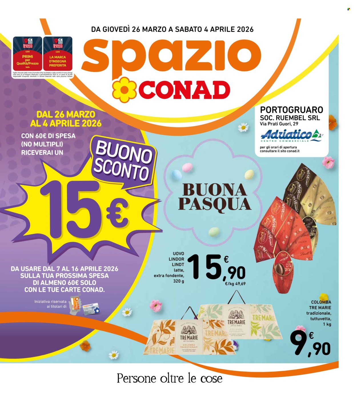 Volantino Spazio Conad - 26/3/2026 - 4/4/2026. Pagina 1