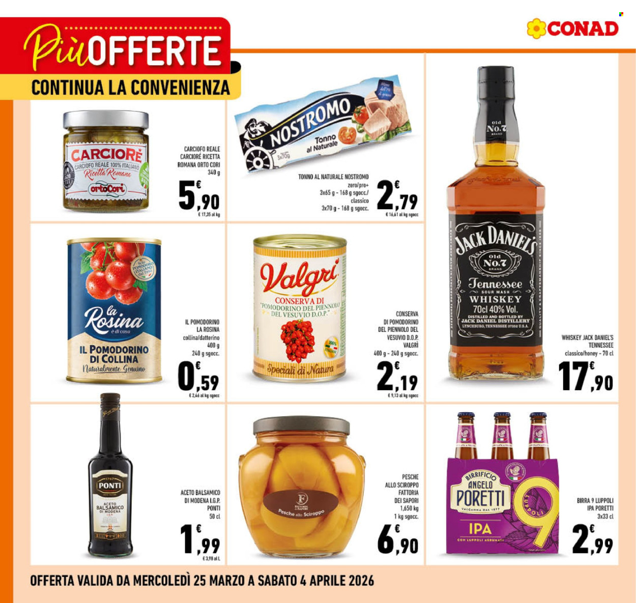 Volantino Conad - 25/3/2026 - 4/4/2026. Pagina 1