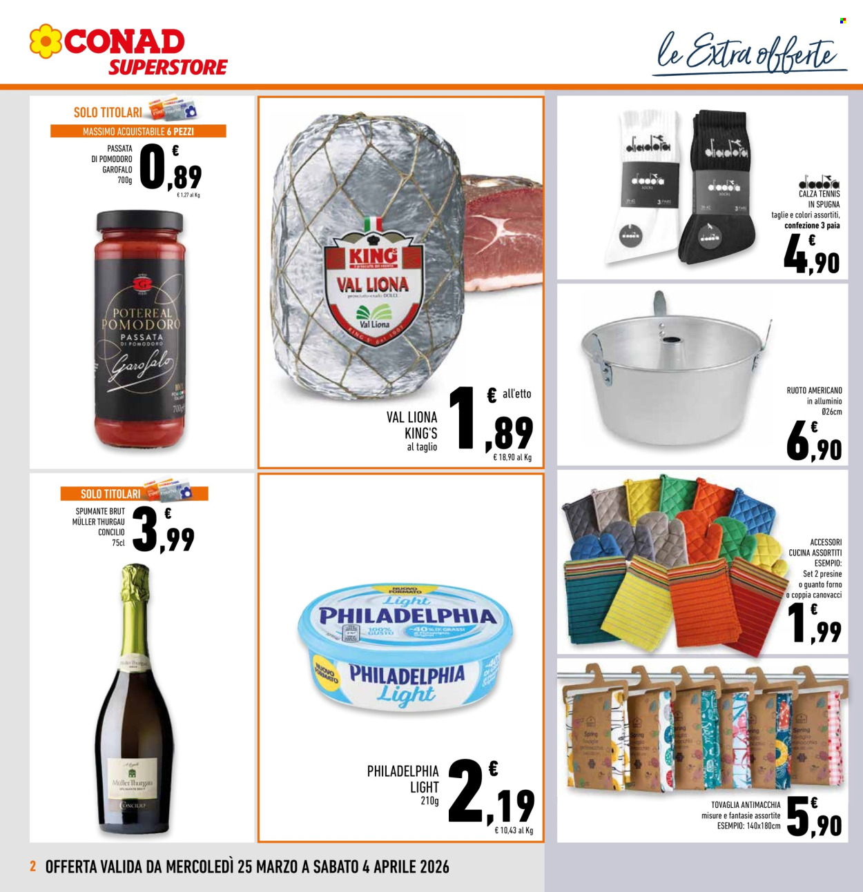 Volantino Conad Superstore - 25/3/2026 - 4/4/2026. Pagina 2
