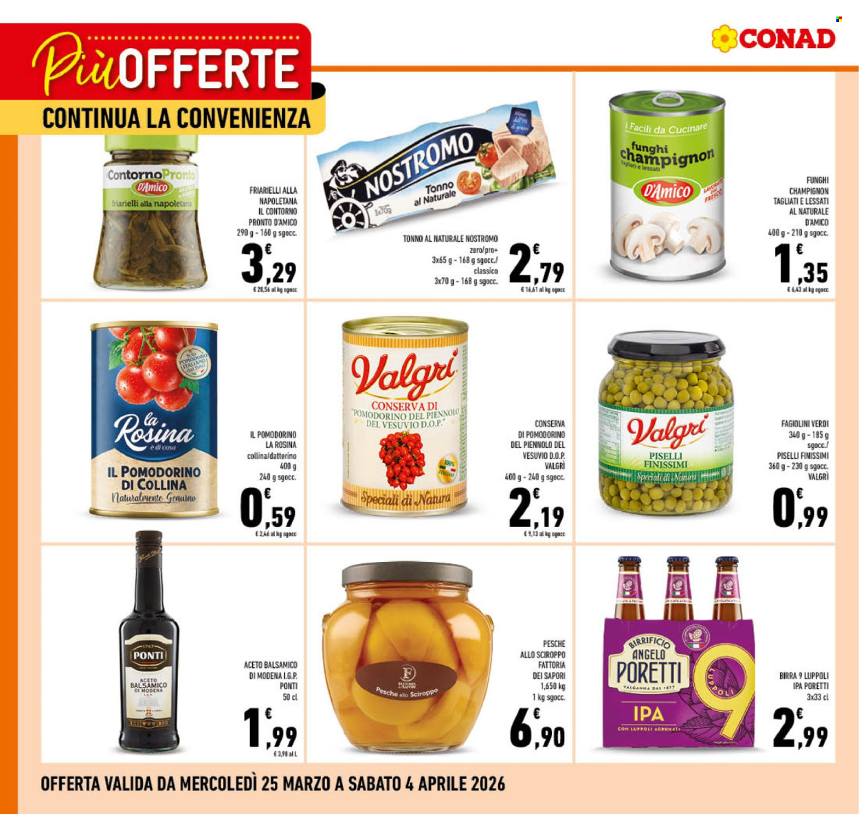 Volantino Conad - 25/3/2026 - 4/4/2026. Pagina 1