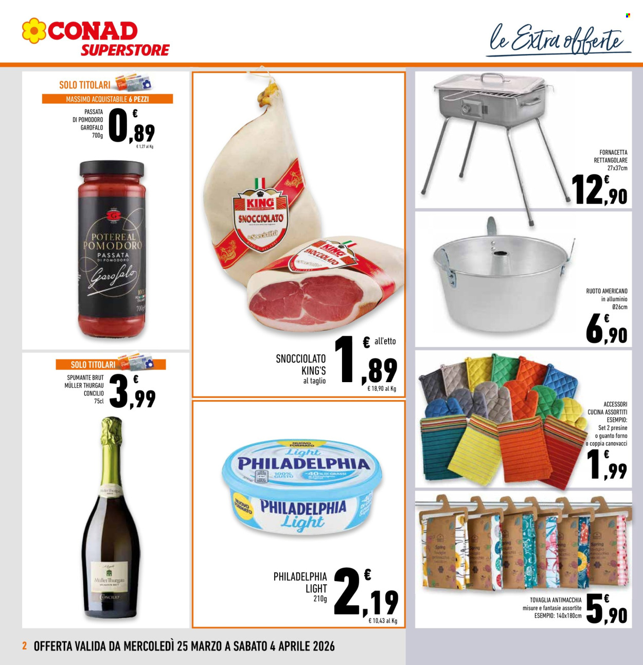 Volantino Conad Superstore - 25/3/2026 - 4/4/2026. Pagina 2