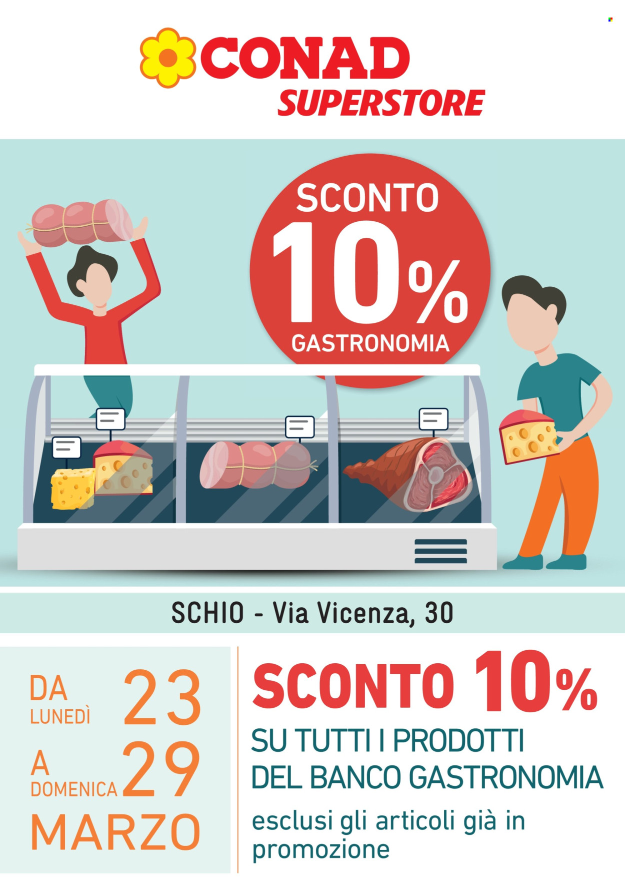 Volantino Conad Superstore - 23/3/2026 - 29/3/2026. Pagina 1