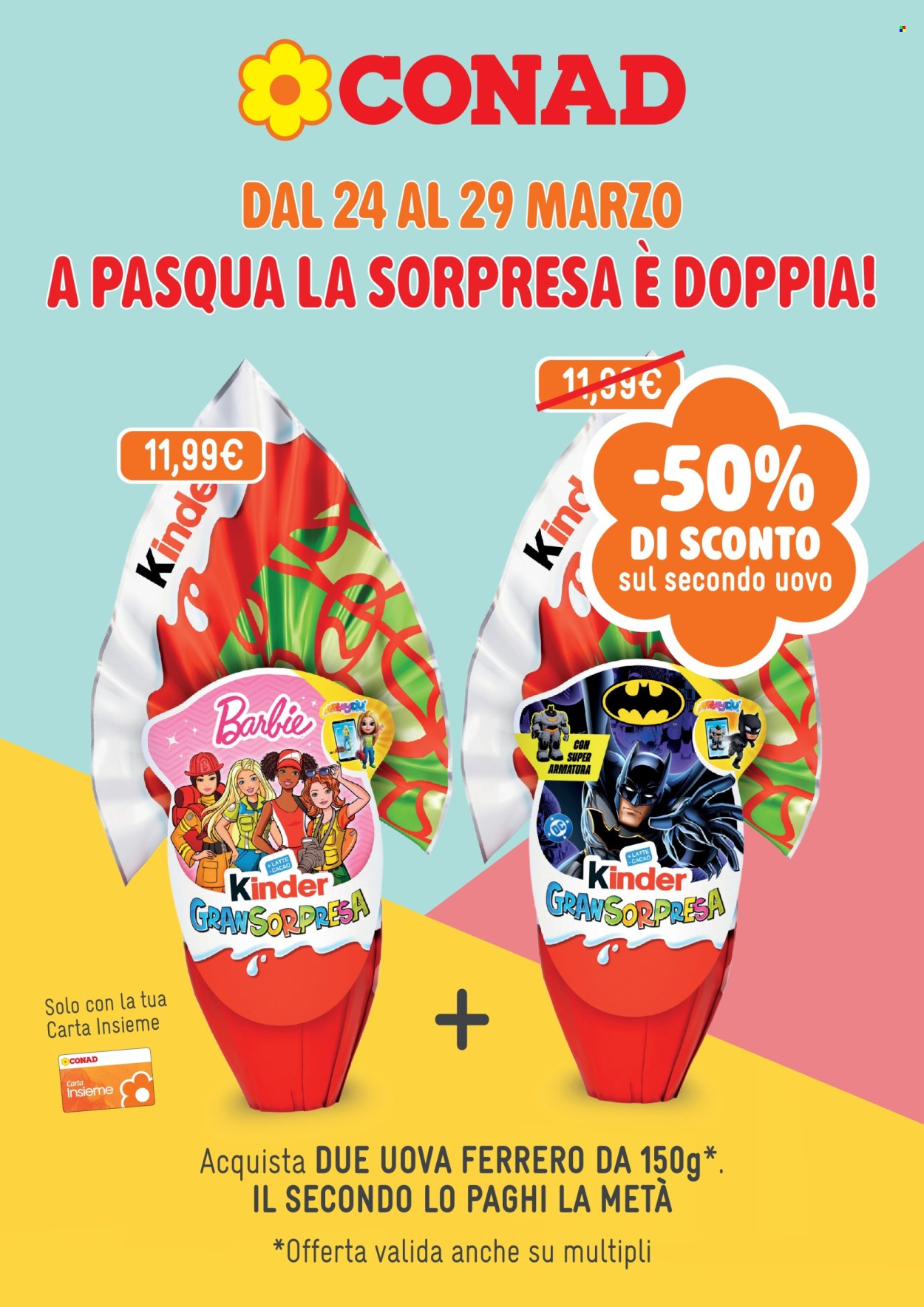 Volantino Conad - 24/3/2026 - 29/3/2026. Pagina 1