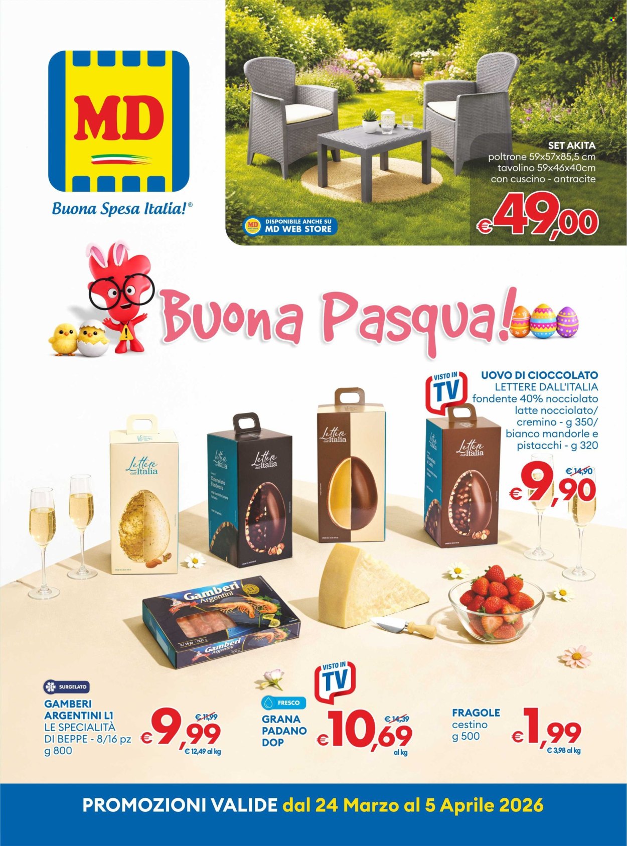 Volantino MD Discount - 24/3/2026 - 5/4/2026. Pagina 1