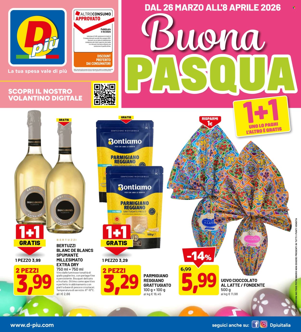 Volantino Dpiù - 26/3/2026 - 8/4/2026. Pagina 1